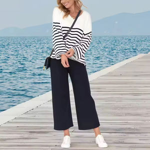 Collezione di pantaloni da donna con elastico in vita: pantaloni da ufficio, casual e a vita piatta, anche in <span class=keywords><strong>taglie</strong></span> <span class=keywords><strong>forti</strong></span> - Product Image 6