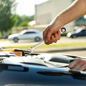 Juego de llaves combinadas de trinquete KENDO de 21mm, herramientas manuales industriales con acabado cromado de grado DIY, soporte OEM de acero al carbono para reparación - Product Image 3