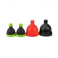 Conteneur portable en PP de qualité alimentaire, écologique, avec logo personnalisé, pour poudre protéinée, avec entonnoir de distribution directe pour boisson, idéal pour les fêtes, entonnoir à compléments alimentaires et pilules
