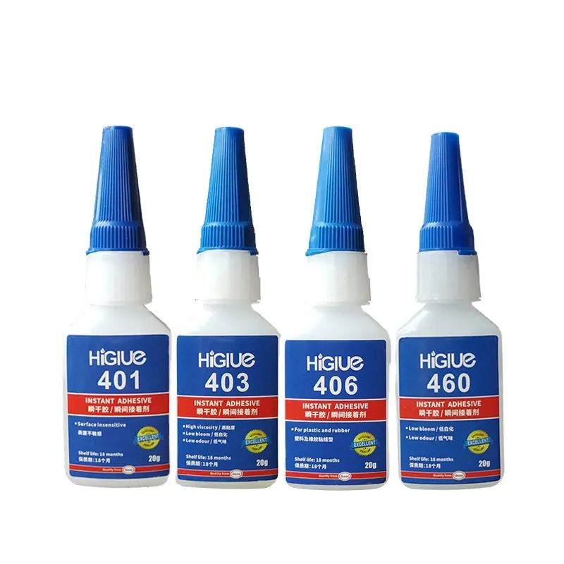 Super Glue 40/ 403 /406/414/415/416/454/460 20ml Pegamento de reparación Autoadhesivo instantáneo