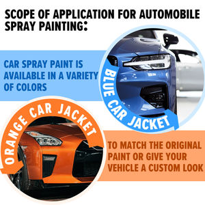 थोक कार रंग पेंट एयरोसोल ऐक्रेलिक कोटिंग रिफिनिश मैटेलिक कार पेंटिंग कार स्प्रे पेंट - Product Image 5