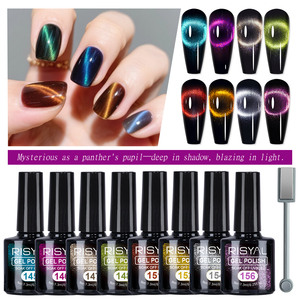 Kit de <span class=keywords><strong>vernis</strong></span> à ongles <span class=keywords><strong>semi</strong></span>-<span class=keywords><strong>permanent</strong></span> 8 couleurs 7,3 ml en gros, vegan, avec logo personnalisé, pour marque privée - Product Image 3