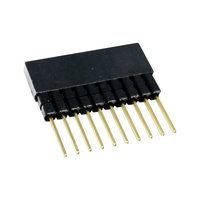 Connecteur femelle à 10 broches de 2,54 mm, connecteurs à broches droites, connecteur de prise surélevé ESW-110