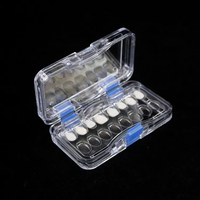 Fournitures de laboratoire dentaire Boîte à couronne à membrane en plastique transparent 1 pouce 2 pouces 3 pouces 4 pouces