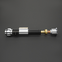 Obi Wan Saber LGT Proffie Dueling Heavy Metal Hilt Smooth Swing RGB Baselit Light-Up dengan LED Neopixel Lightsaber Toys