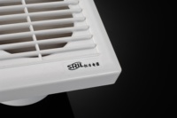 Ventilateur d'extraction mural pour salle de bain, 4 pouces (100 mm), en plastique ABS, avec moteur en cuivre pur, pour toilettes et douche