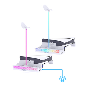 Station de charge et de refroidissement <span class=keywords><strong>PS5</strong></span> Pro, support <span class=keywords><strong>horizontal</strong></span>, support de rangement pour <span class=keywords><strong>PS5</strong></span> Slim, accessoires de jeu, édition numérique, ventilateur de refroidissement - Product Image 4