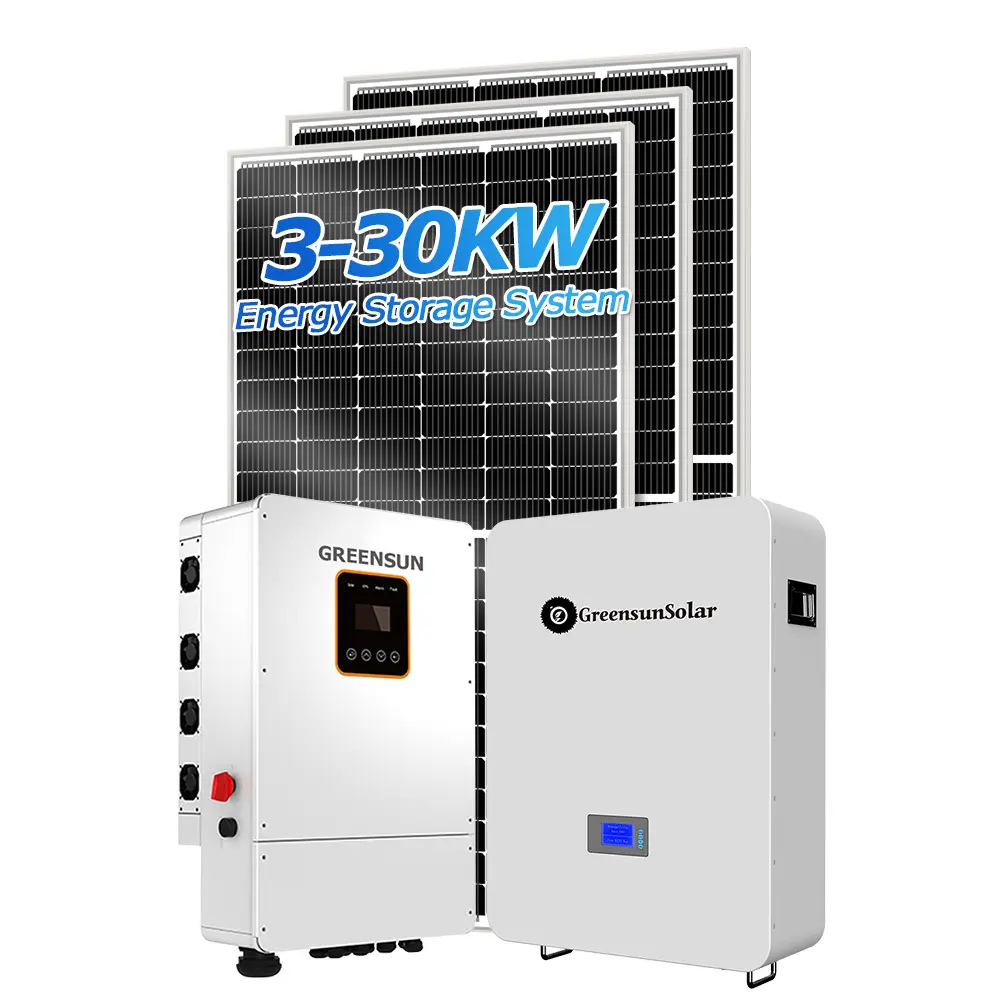 5kw 8kw 10kw On Off Grid Hybrid Solar System Us Market 110V 120V Split Phase Jamaica 30kw Solar Energy System Kit