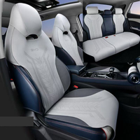 Housse de siège de voiture en cuir protéger coussin pour byd yuan plus atto 3 2021 2022 2023 2024 2025 accessoires auto kits style sport