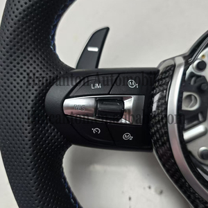 Popular Wholesale Leather Carbon Fiber LED Steering <b>Wheel</b> for BMW 3 Series 5 Series F10 F20 F30 F90 F01 F02 Car Steering <b>Wheel</b> - Product Image 4