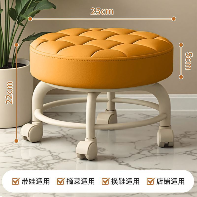 เบาะรองนั่งหนานุ่มลายตารางสีส้มพร้อมเนื้อเยื่อส้ม