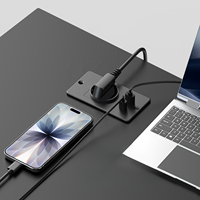 Stopkontak Terpasang Rata dengan Port USB dan Kabel Daya untuk Meja Kantor, Pulau Dapur, Kabinet, Perabot Hotel
