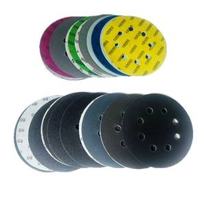 Discos de Lijado Neutros de 5 Pulgadas (125 mm) con 8 Orificios, Respaldo de Látex Adhesivo, para Pulir Plásticos, Metales, Muebles y Automóviles - Product Image 2