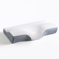Oreillers ergonomiques en mousse à mémoire de forme pour soulager les douleurs au cou et au dos, oreiller orthopédique pour dormeurs sur le côté, le dos ou le ventre avec housse respirante