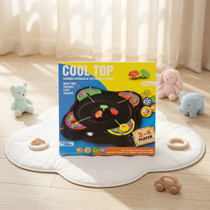 Light Up <b>Battle</b> Spinning <b>Tops</b> Toy Set 2 to 4 Player Gyro Dreidel <b>Game</b> Board for Kids Family Party Light Up <b>Battle</b> Spinning <b>Tops</b> - Product Image 1