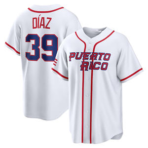 Camiseta de Béisbol de Puerto Rico 2026, Número 15 #   Martin <span class=keywords><strong>Maldonado</strong></span> 39 # Camiseta del Estadio del Clásico Mundial de Béisbol de Edwin Diaz - Product Image 5