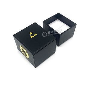 Boîtes en cuir PU personnalisées de qualité supérieure, rouge et noir, pour colliers, bracelets, bagues, boucles d'oreilles, boîtes à bijoux, vente en gros - Product Image 6