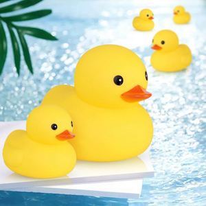 Juguete de Plástico para Niños con Logotipo Personalizado, Color Amarillo, para Jugar en el Agua, con Sonido Fuerte y Fuente de Agua 1-9 Patos - Product Image 3