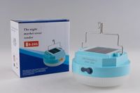 Lanterne de camping solaire LED USB rechargeable Everstar Mini lampe de poche suspendue portable pour les activités de plein air