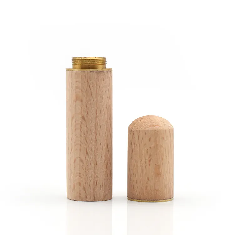 Handmade Retro Wooden Toothpick Holder Small Pocket Tooth-pick Dispenser Bucket 
