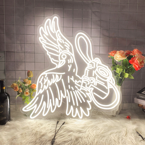 Phoenix LED Neon Sign, Multi-Color <b>Wall</b> Decor, Plug Powered, Static Display, Perfect for Bar Decoration - Product Image 2