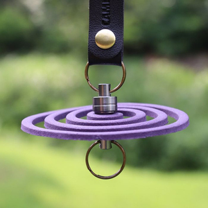 野营用悬挂式皮革驱蚊香架磁铁燃烧器 - Product Image 5