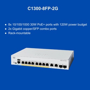 สำหรับ C1300-8FP-2G ซีรีส์ C1300 สวิตช์ PoE 8 พอร์ต แบบสมาร์ท พร้อม QoS และ SNMP พอร์ตอีเธอร์เน็ต 10 กิกะบิต ความจุ 20 กิกะบิตต่อวินาที - Product Image 2