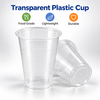 Gobelet en plastique jetable de qualité alimentaire PP 480 ml 16 oz Gobelet transparent pour salade de fruits, jus, boissons