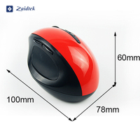 Mouse Gaming Vertikal Nirkabel Ergonomis Optik USB 2.4G 3D Harga Grosir Murah Tersedia
