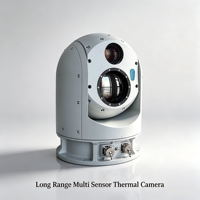 Caméra de surveillance thermique PTZ extérieure, imageur thermique infrarouge pour la sécurité périmétrique extérieure permanente