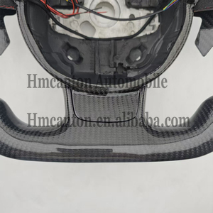 Volante Deportivo de Fibra de Carbono y Alcántara con LED para Audi A3 A4L A5 A6L A7 Q3 Q5, el Mejor de Fábrica - Product Image 2