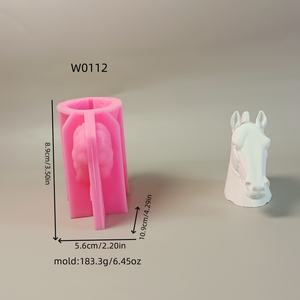 Handmade <b>Resin</b> Casting <b>Molds</b> for DIY Decorative Ornaments Ins Style <b>Silicone</b> horse <b>Molds</b> W0112 - Product Image 4