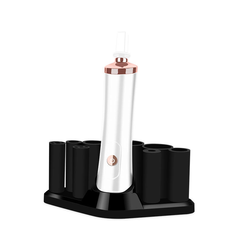 Blanc + 8 têtes + base de silicone