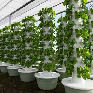 Sistema de Cultivo Vertical Interior, Económico y Práctico para Agricultura Comercial, Aeroponía, Torre de Cultivo Hidropónico NFT - Product Image 1