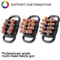 Pistolet de massage électrique à grande surface pour les muscles, idéal pour hommes et femmes, appareil de relaxation pour la taille et les jambes