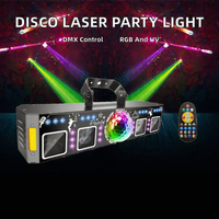 Lumière de fête à 15 couleurs, mode RGB+UV, garantie 1 an, projecteur disco laser, stroboscope, boule magique LED, lumières DJ pour KTV et soirées