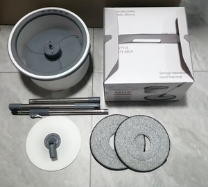 Sistema de Separación de Agua Limpia/Sucia con Poste Giratorio de Acero Inoxidable de 360° y Cesta de Plástico de Alta Capacidad - 5.0 (83 <span class=keywords><strong>Reseñas</strong></span>) - Product Image 5