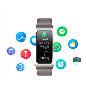 Pulsera Inteligente <span class=keywords><strong>Huawei</strong></span> B7 Premium, Compañero de Negocios en Movimiento, Auriculares Bluetooth 2 en 1, con <span class=keywords><strong>Aplicación</strong></span> Exclusiva - Product Image 1