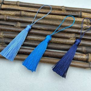 Adornos Colgantes de Flecos de Poliéster de Seda Helada Lisa de 3 Pulgadas para Cortinas, Prendas, Textiles del Hogar y Teléfonos Móviles - Product Image 4