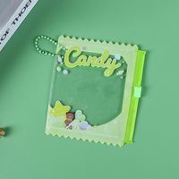 Bolsa con cremallera con diseño de dibujos animados, resistente a la humedad, con revestimiento UV y acuoso, funda protectora para colgante, estilo japonés, para pasadores y dulces