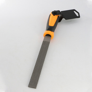 Alat kikir kayu profesional, baja karbon warna ganda, kikir mengikir datar gagang plastik untuk pekerjaan kayu - Product Image 2