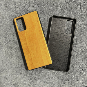 Funda de teléfono con grabado de madera real para Samsung S24 A52 <span class=keywords><strong>Xiaomi</strong></span>, Material de bambú a prueba de golpes, diseño comercial - Product Image 3