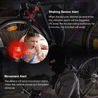 TKSTAR Dernier modèle TK906 Traceur GPS pour vélo 4G LTE Étanche Application gratuite Plateforme de suivi GSM GPRS Rechargeable Lumière de vélo