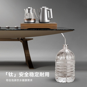 Tubería de suministro de agua de titanio puro para bombeo de agua embotellada, accesorios de grado alimenticio para utensilios de té - Product Image 1