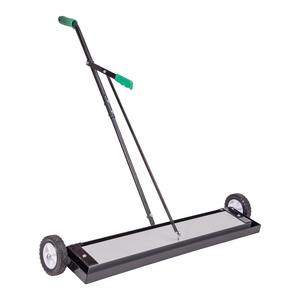 Balai magnétique robuste de 36 pouces, balayeuse magnétique industrielle avec levier de déverrouillage, outil de ramassage magnétique puissant pour la récupération de métaux - Product Image 4