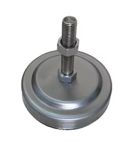 PLASTLINK Pieds de nivellement fixes industriels en acier inoxydable pour convoyeurs, pieds de support robustes pour usine, entrepôt, logistique, neuf