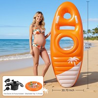 Matelas gonflable personnalisé léger et réglable avec trou pour la tête, flotteur de piscine pour femmes enceintes dormeuses sur le ventre