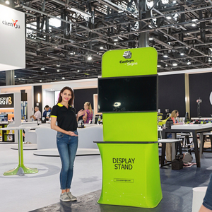 Thiết kế mới nhôm tradeshow truy cập hội chợ triển lãm sự kiện khuyến mãi 22 ''~ 43'' Màn hình tầng thường vụ hiển thị TV đứng bảng phía trước - Product Image 1