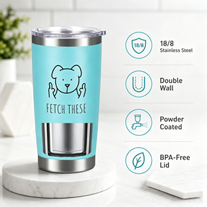 Custom Modern Funny Humor Graphic Text Stainless Steel Tumbler Spill Proof Sliding <b>Lid</b> <b>Reusable</b> Vacuum Travel Mug Back School - Product Image 2
