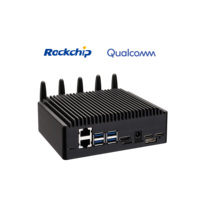 Dispositivo con IA RK3568, Mini PC sin Ventilador, Computadora Robusta de Grado Industrial, Caja Inteligente con IA, Sistema Operativo Android 11, Gateway de Computación de Borde